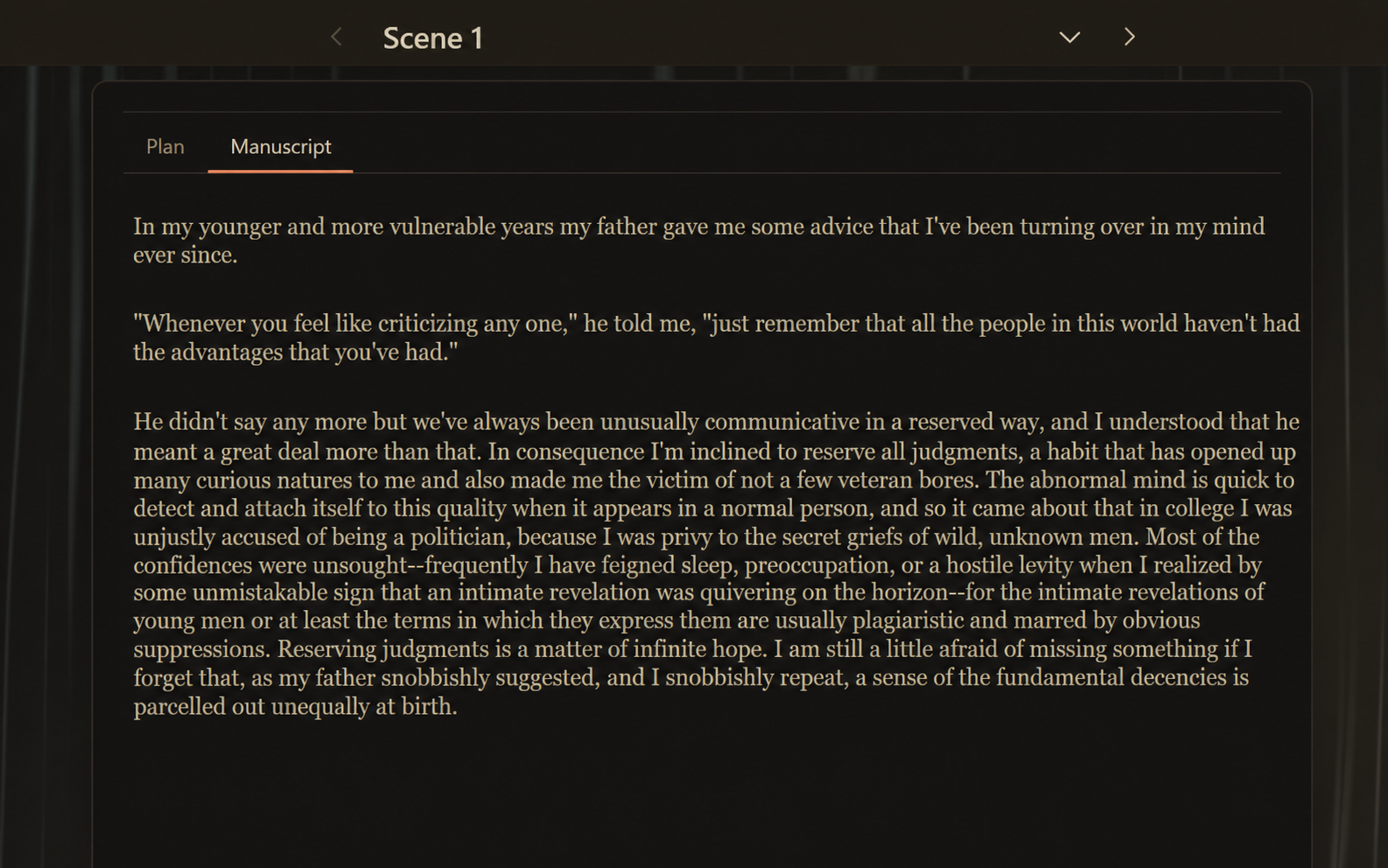The Thruline Viewer reading a published story in a browser.